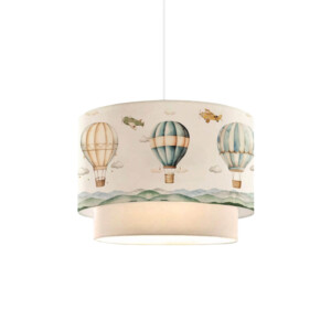 Παιδικό φωτιστικό οροφής Balon pakoworld σε κρέμα απόχρωση Φ30x20εκ-202-000174