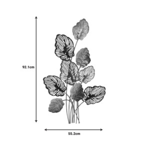 Διακοσμητικό τοίχου Irida Inart μέταλλο πολύχρωμο 55.2x2.5x92.1εκ-209-000010
