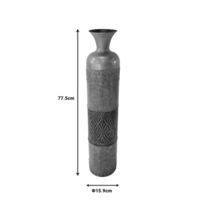 Διακοσμητικό βάζο δαπέδου Ancian Inart μέταλλο πολύχρωμο Φ15.9x77.5εκ-209-000021