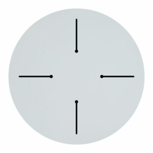 Επιφάνεια τραπεζιού Fervor pakoworld HPL ivory Φ69εκ πάχους 12mm-215-000002