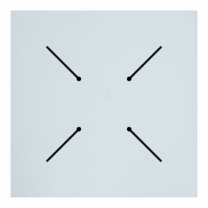 Επιφάνεια τραπεζιού Fervor pakoworld HPL ivory 70x70εκ πάχους 12mm-215-000003