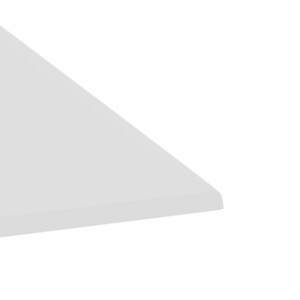 Επιφάνεια τραπεζιού Skyline pakoworld Werzalit ivory 80x80εκ πάχους 35mm-215-000018