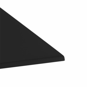 Επιφάνεια τραπεζιού Scenic pakoworld Werzalit μαύρο 80x80εκ πάχους 35mm-215-000022