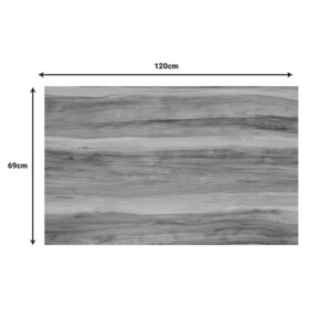 Επιφάνεια τραπεζιού Noble pakoworld HPL καρυδί 69x120εκ πάχους 12mm-215-000048