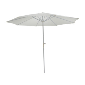 Ομπρέλα επαγγελματική Frow pakoworld λευκό αλουμίνιο-μπεζ ύφασμα Φ3m-218-000014