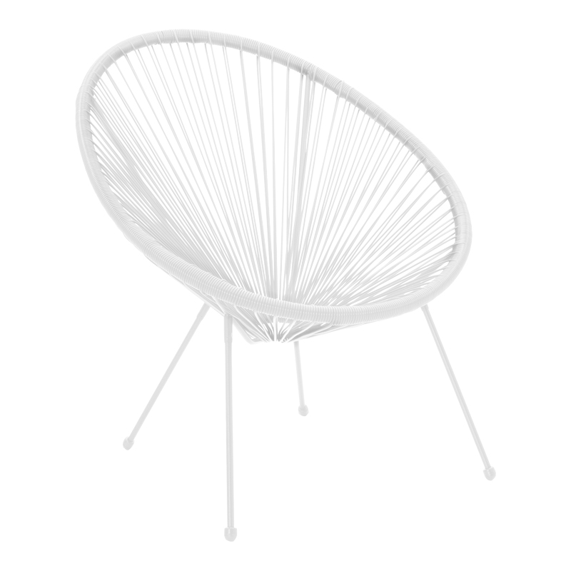 Πολυθρόνα Acapulco pakoworld μεταλλο-pe rattan σε λευκή απόχρωση 68.5x74.5x84εκ-218-000027 Πολυθρόνα Acapulco pakoworld μεταλλο-pe rattan σε λευκή απόχρωση 68.5x74.5x84εκ-218-000027