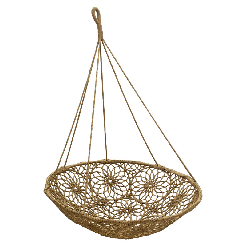 Αιώρα-κούνια κάθισμα Baylee pakoworld σχοινί μπεζ-καφέ Φ102x140εκ-220-000003 Αιώρα-κούνια κάθισμα Baylee pakoworld σχοινί μπεζ-καφέ Φ102x140εκ-220-000003