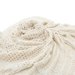 Δίχτυ σκίασης Roof pakoworld μακραμέ μπεζ 2x2m-220-000007