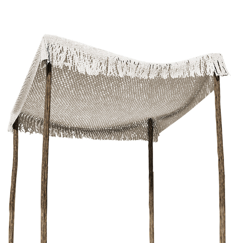 Δίχτυ σκίασης Roof pakoworld μακραμέ μπεζ 2x2m-220-000007 Δίχτυ σκίασης Roof pakoworld μακραμέ μπεζ 2x2m-220-000007