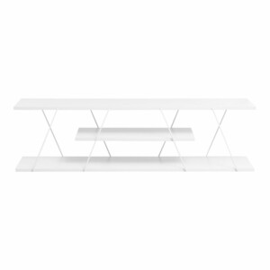 Έπιπλο τηλεόρασης Tars pakoworld λευκό 120x30x33εκ-225-000031