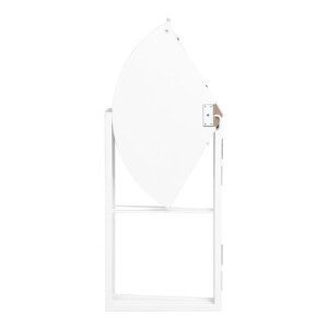 Τραπέζι πτυσσόμενο Talen pakoworld σε λευκή απόχρωση Φ80x74εκ-225-000059