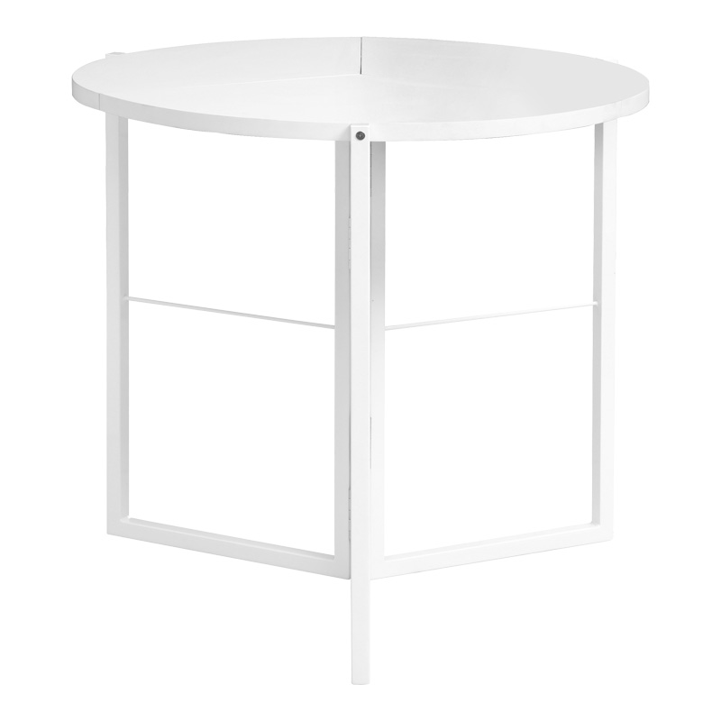 Τραπέζι πτυσσόμενο Talen pakoworld σε λευκή απόχρωση Φ80x74εκ-225-000059 Τραπέζι πτυσσόμενο Talen pakoworld σε λευκή απόχρωση Φ80x74εκ-225-000059