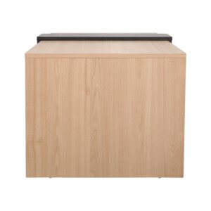 Τραπέζι σαλονιού Cozeto pakoworld σε φυσική απόχρωση με όψη μαρμάρου 100x53x41.5εκ-225-000066