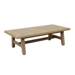 Σετ σαλονιού 4τμχ Malibu I pakoworld μασίφ ξύλο ακακίας-μπεζ ύφασμα-228-000045