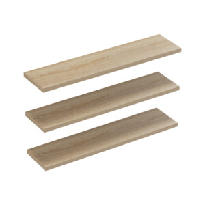 Ραφιέρα τοίχου Divar pakoworld σε sonoma απόχρωση 60x14.5x1.8εκ-230-000052