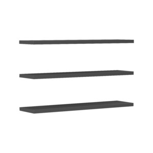 Ραφιέρα τοίχου Divar pakoworld σε γκρι απόχρωση 60x14.5x1.8εκ-230-000053