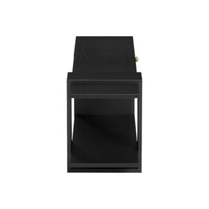 Έπιπλο τηλεόρασης Standi pakoworld σε μαύρο-μαύρο μαρμάρου απόχρωση 120x25x36.8εκ-230-000064