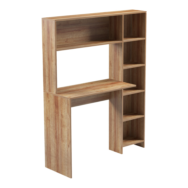 Γραφείο με βιβλιοθήκη Janson pakoworld σε oak απόχρωση 113.2x40x141.8εκ-230-000082