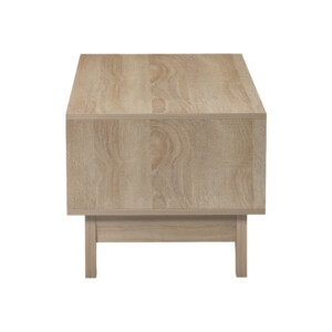 Τραπέζι σαλονιού Judas pakoworld σε μαύρο μαρμάρου-sonoma απόχρωση  90x45x38.5εκ-230-000096