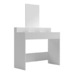 Τουαλέτα κρεβατοκάμαρας Frentsel pakoworld με καθρέπτη σε λευκή απόχρωση 100x40x140εκ-230-000115