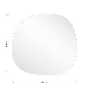 Καθρέπτης Frameless 1 pakoworld 49x1.2x52εκ-233-000008