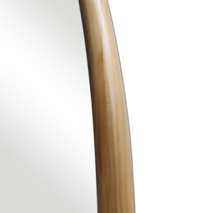 Καθρέπτης οβάλ Marly pakoworld mdf σε φυσική απόχρωση 50.5x4x127εκ-233-000037