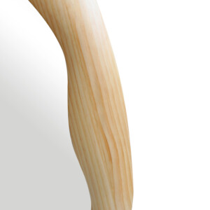 Καθρέπτης οβάλ Enola pakoworld mdf σε φυσική απόχρωση 54x2.5x80εκ-233-000039