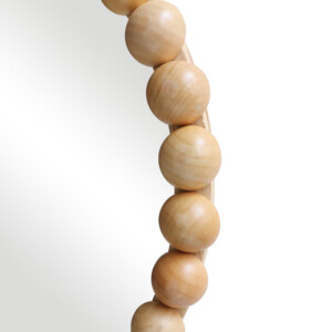 Καθρέπτης Specio pakoworld ξύλο σε φυσική απόχρωση Φ60x4.5εκ-233-000041