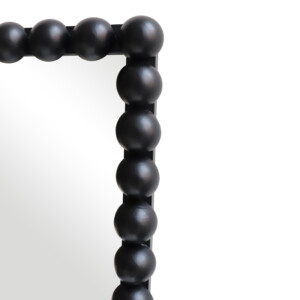 Καθρέπτης Ledalo pakoworld ξύλο σε μαύρη απόχρωση 45x4.5x130εκ-233-000042