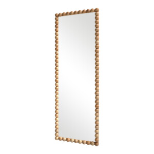 Καθρέπτης Ledalo pakoworld ξύλο σε φυσική απόχρωση 45x4.5x130εκ-233-000043