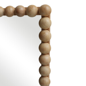 Καθρέπτης Ledalo pakoworld ξύλο σε φυσική απόχρωση 45x4.5x130εκ-233-000043