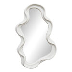 Καθρέπτης Liquid pakoworld pp σε λευκή απόχρωση 26x2.7x39εκ-233-000050