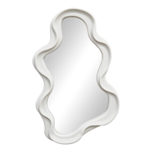 Καθρέπτης Liquid pakoworld pp σε λευκή απόχρωση 26x2.7x39εκ-233-000050