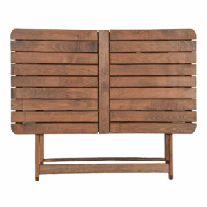 Τραπέζι Retto pakoworld μασίφ ξύλο οξιάς καρυδί εμποτισμού 140x80x76εκ-237-000007