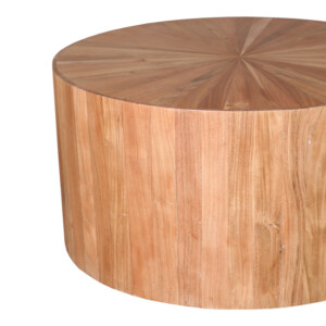 Τραπέζι Osiri pakoworld ξύλο acacia σε φυσική απόχρωση Φ80x45εκ-240-000014