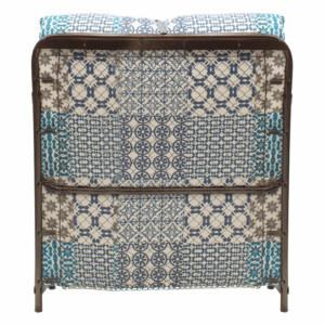 Ράντζο-κρεβάτι μονό Daxel pakoworld μεταλλικός σομιές 6εκ στρώμα 180x80εκ-243-000013