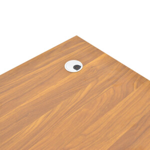 Γραφείο εργασίας επαγγελματικό Oscar pakoworld σε καρυδί-ανθρακί απόχρωση 120x70x76εκ-246-000026