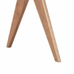 Τραπέζι Winslow pakoworld ξύλο rubberwood σε ανοιχτό καρυδί χρώμα 200x100x75εκ-247-000022