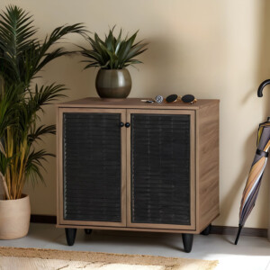 Παπουτσοθήκη-ντουλάπι Ronan pakoworld χρώμα καρυδί 70.5x35x66εκ-249-000001