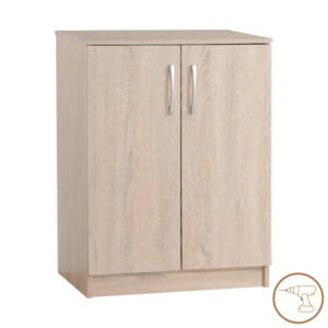 Παπουτσοθήκη-ντουλάπι Shordo pakoworld μελαμίνη σε φυσικό χρώμα 60x40.5x80εκ-249-000052