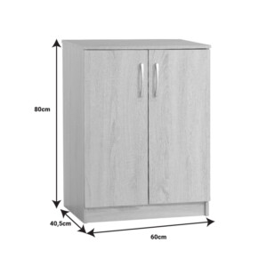 Παπουτσοθήκη-ντουλάπι Shordo pakoworld wenge μελαμίνης 60x40.5x80εκ-249-000053