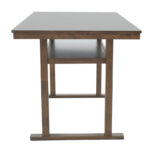 Τραπέζι μπαρ Tenor pakoworld φυσικό ξύλο rubberwood-ΜDF καρυδί 150x90x91.5εκ-250-000001