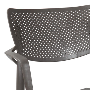 Πολυθρόνα Frontline pakoworld PP ανθρακί-253-000017