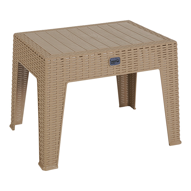 Τραπέζι Cosmic pakoworld PP cappucino 55x40x43.5εκ-253-000034 Τραπέζι Cosmic pakoworld PP cappucino 55x40x43.5εκ-253-000034