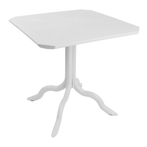 Τραπεζαρία Icon-Festive pakoworld σετ 3τεμ PP σε λευκή απόχρωση-253-000112