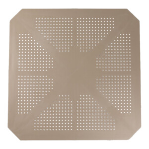 Τραπέζι Icon  pakoworld PP σε απόχρωση cappucino 80x80x74.5εκ-253-000117