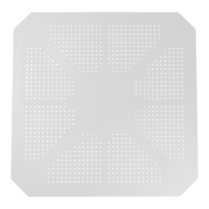 Τραπέζι Icon  pakoworld PP σε λευκή απόχρωση 80x80x74.5εκ-253-000118