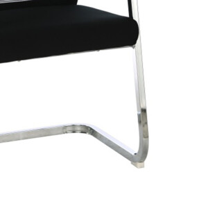Καρέκλα γραφείου επισκέπτη Chromatic pakoworld μέταλλο-mesh μαύρο-254-000001
