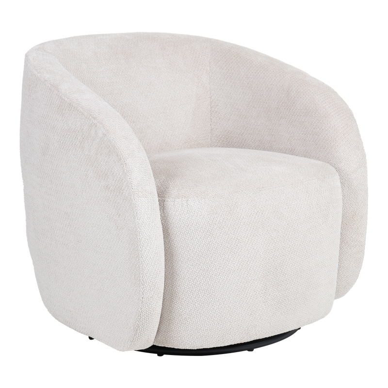 Πολυθρόνα Barrelo pakoworld περιστρεφόμενη με κρεμ ύφασμα 77x72x69εκ-255-000082 Πολυθρόνα Barrelo pakoworld περιστρεφόμενη με κρεμ ύφασμα 77x72x69εκ-255-000082