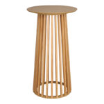 Τραπέζι μπαρ Domonic pakoworld mdf φυσικό Φ60x105εκ-260-000022